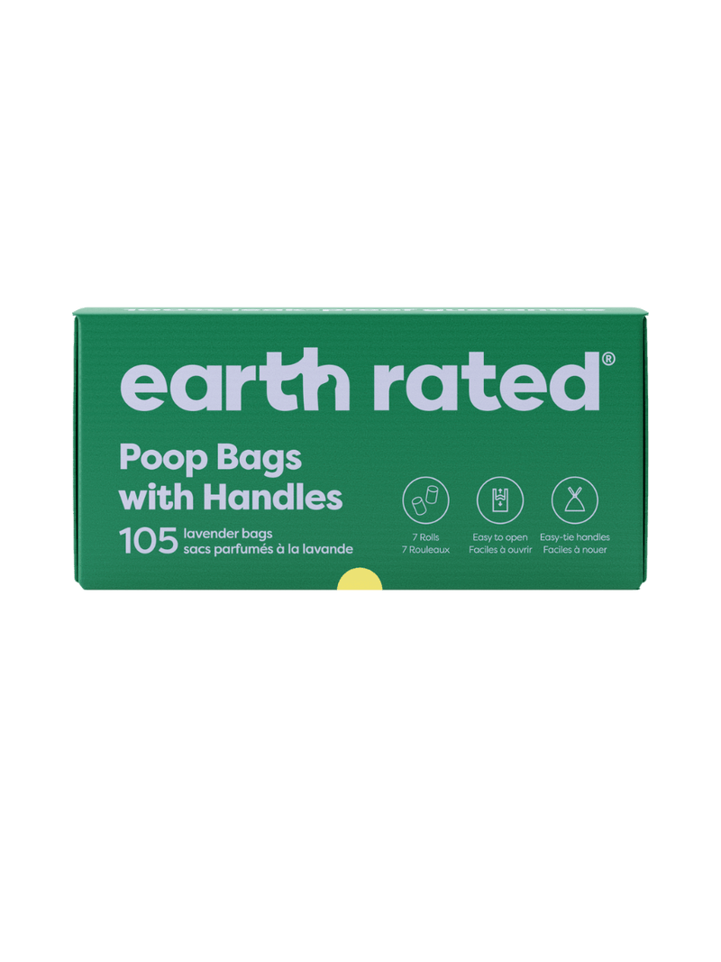 Dog Poop Bags With Handles on a Roll I4